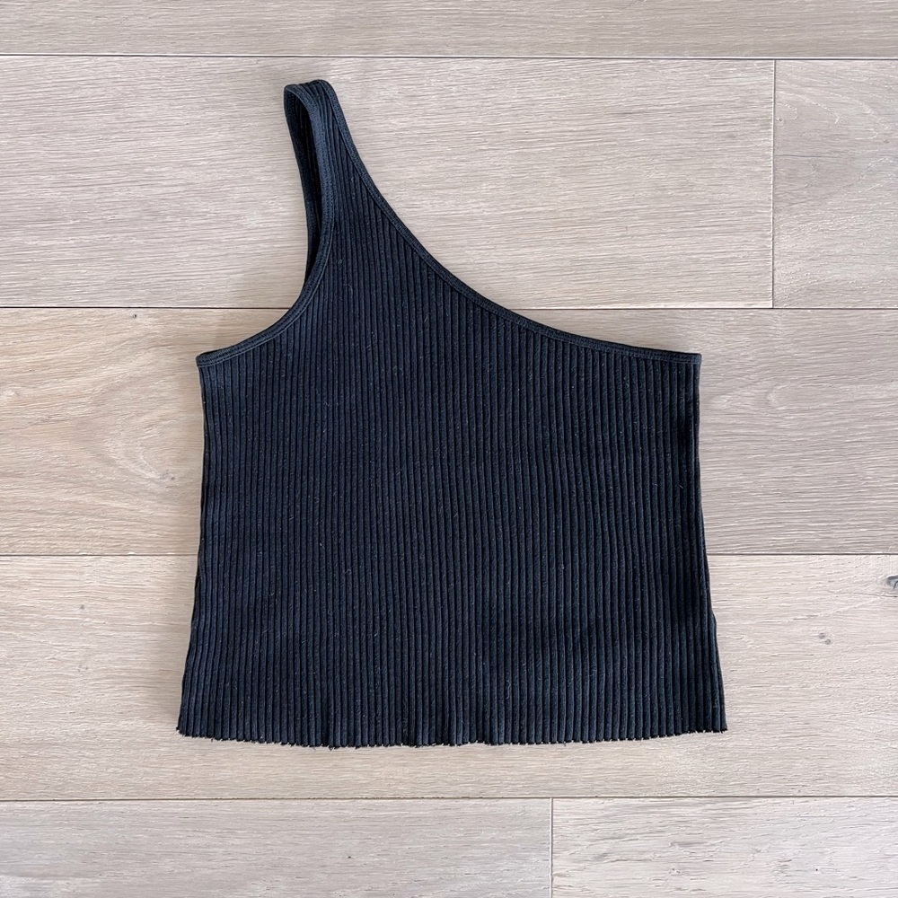 *Brand New* Ribbed One Shoulder Tank Top